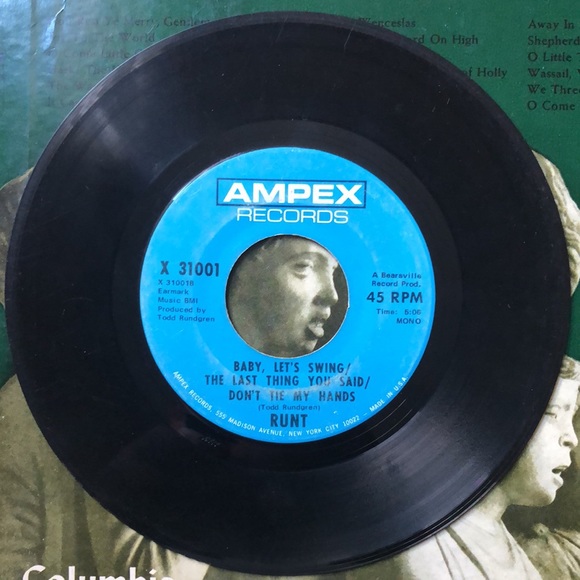 Runt Baby Let's Swing Vinyl 45 Record '70 - Picture 4 of 4